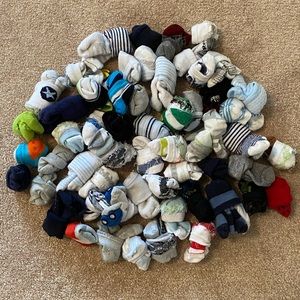 Lot of boys toddler socks 0-12 and 12-24